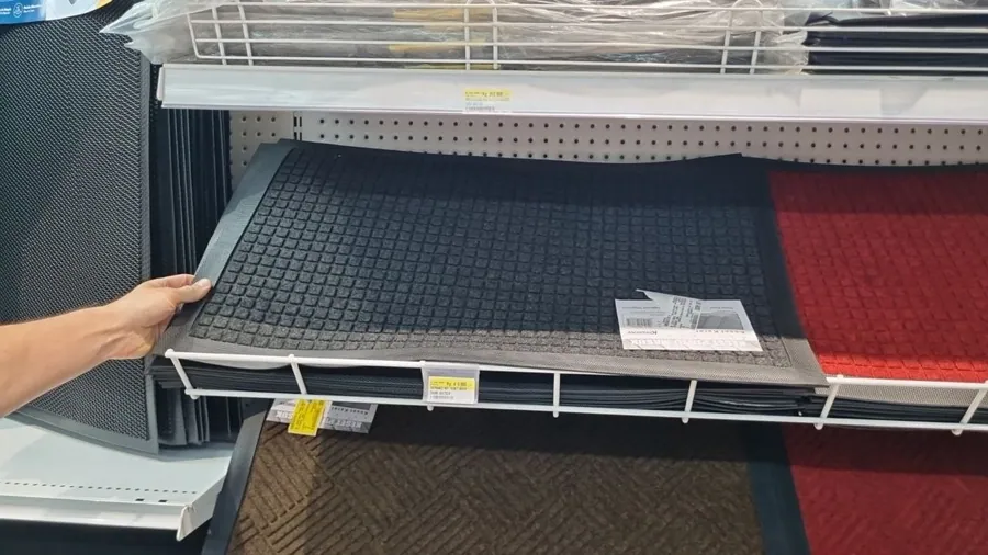 коврик входной с точечным узором 45×75, графит