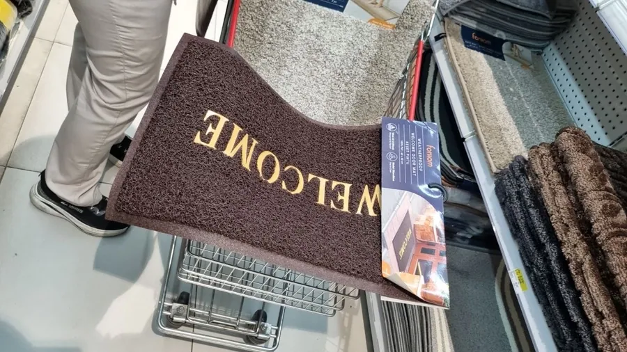 коврик Welcome ПВХ 40×60, коричневый